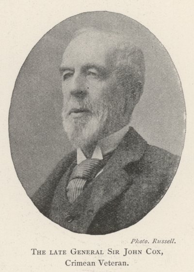 Le défunt Général Sir John Cox, vétéran de Crimée - English Photographer