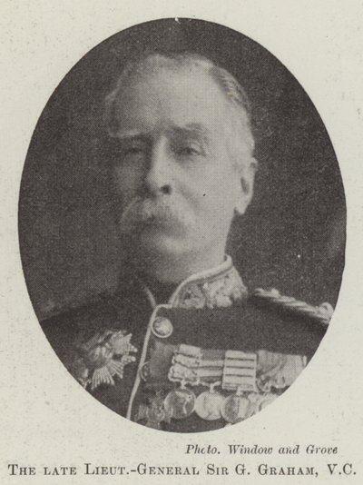Feu Lieutenant-Général Sir G Graham, VC - English Photographer