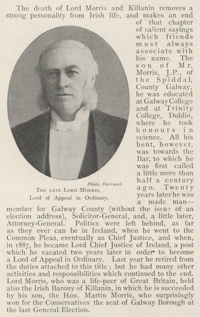 Feu Lord Morris, lord d