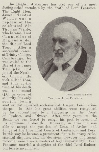 Feu Lord Penzance - English Photographer