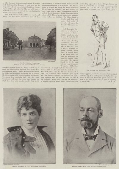 Feu Lord Randolph Churchill - English Photographer