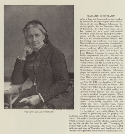 Feu Madame Schumann - English Photographer