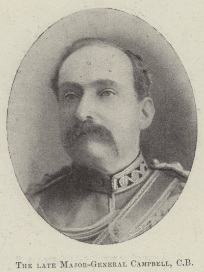 Feu Major-Général Campbell, CB - English Photographer