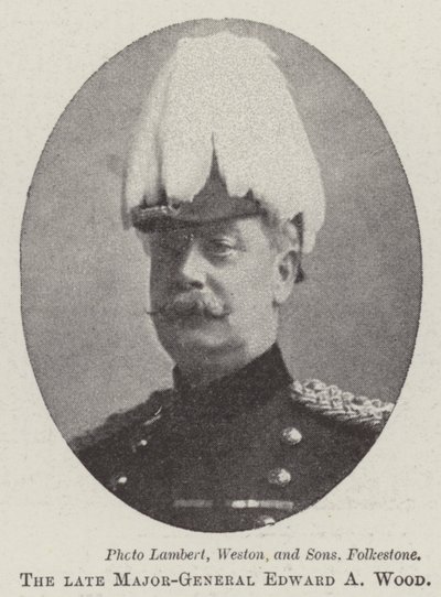 Le défunt Major-Général Edward A Wood - English Photographer
