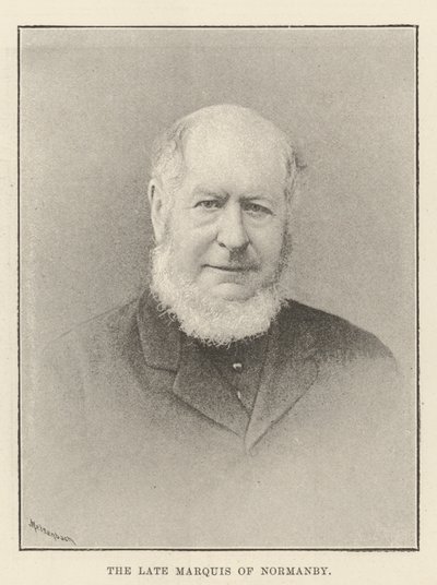 Feu le marquis de Normanby - English Photographer