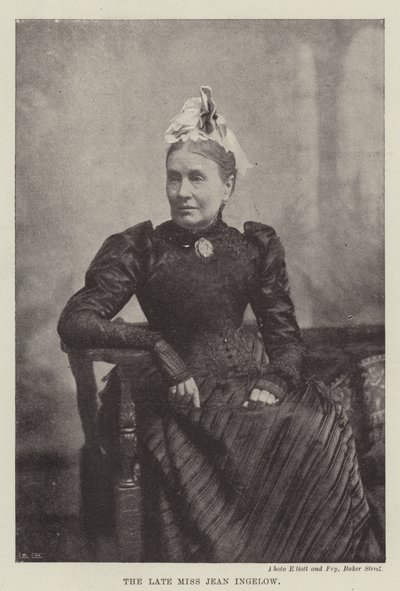 La défunte Miss Jean Ingelow - English Photographer
