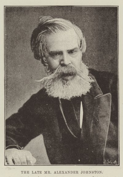 Le défunt M. Alexander Johnston - English Photographer