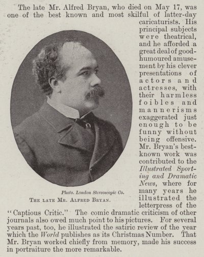 Feu M. Alfred Bryan - English Photographer