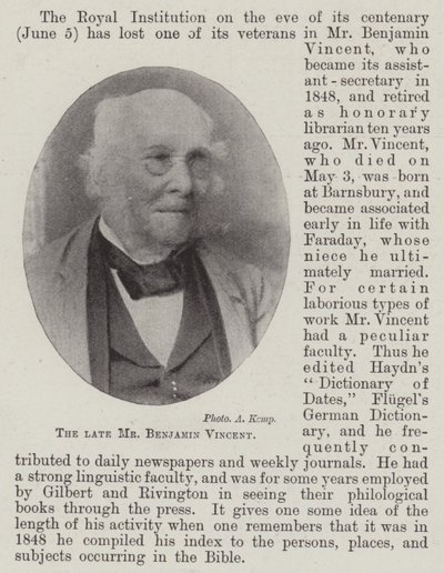 Feu M. Benjamin Vincent - English Photographer