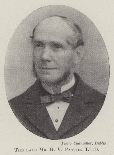 Le défunt M. G V Patton, LLD - English Photographer
