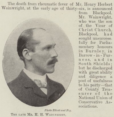 Feu M. H H Wainwright - English Photographer