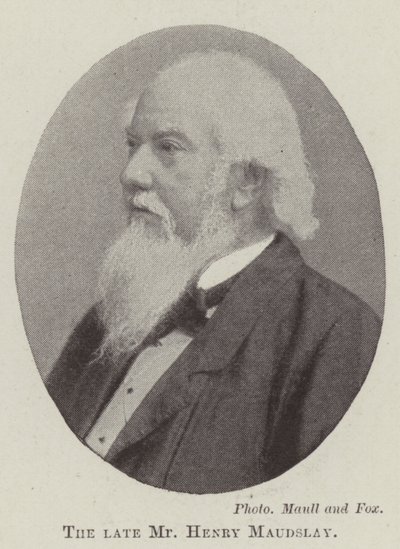 Le défunt M. Henry Maudslay - English Photographer