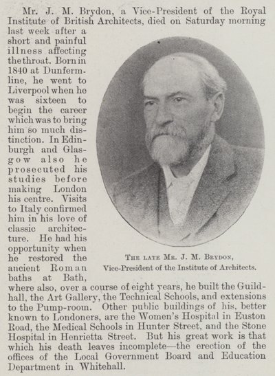 Feu M. J M Brydon, vice-président de l