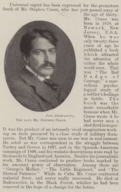Feu M. Stephen Crane - English Photographer