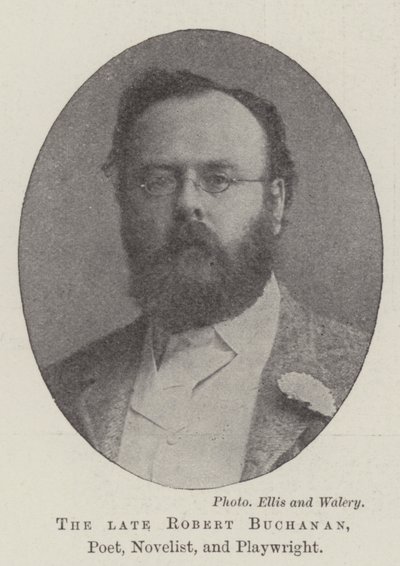 Le défunt Robert Buchanan, poète, romancier et dramaturge - English Photographer