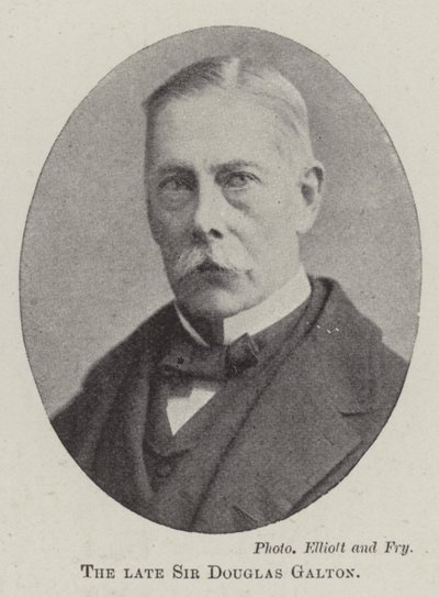 Feu Sir Douglas Galton - English Photographer