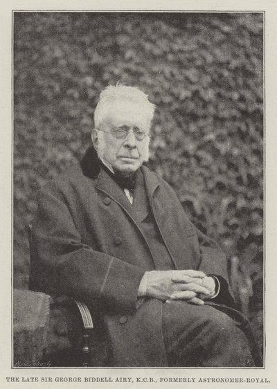 Feu Sir George Biddell Airy, KCB, ancien astronome royal - English Photographer