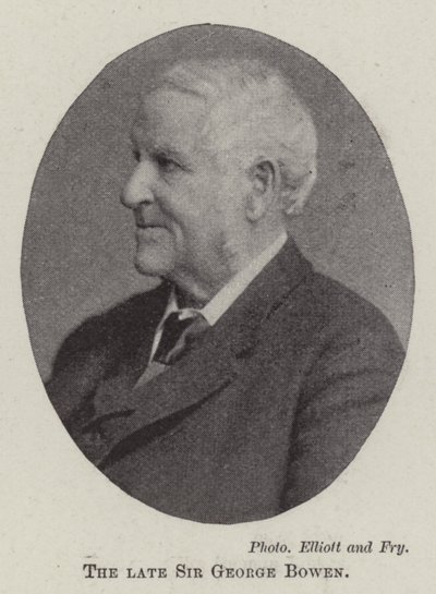 Feu Sir George Bowen - English Photographer