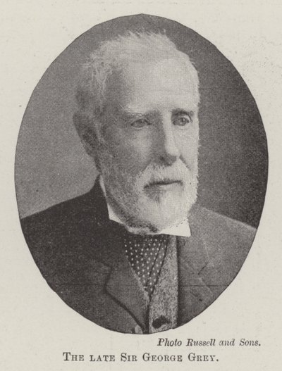 Feu Sir George Grey - English Photographer