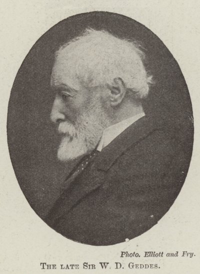 Feu Sir W D Geddes - English Photographer