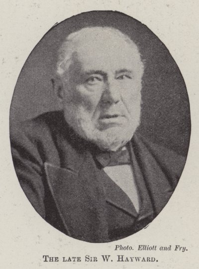 Feu Sir W. Hayward - English Photographer
