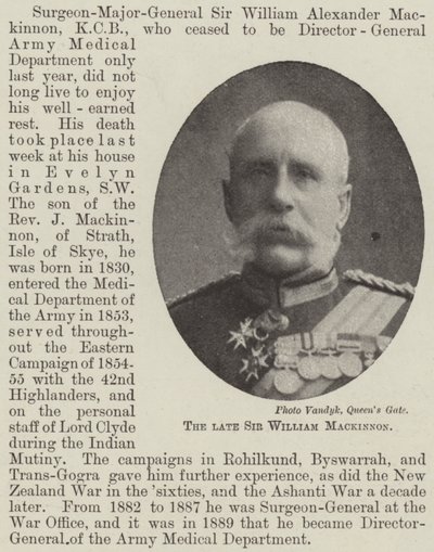 Feu Sir William Mackinnon - English Photographer