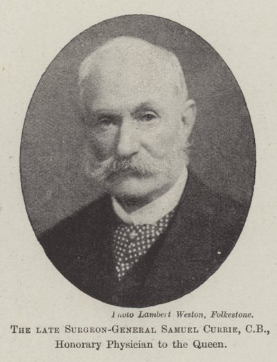 Le défunt chirurgien général Samuel Currie, CB, médecin honoraire de la reine - English Photographer