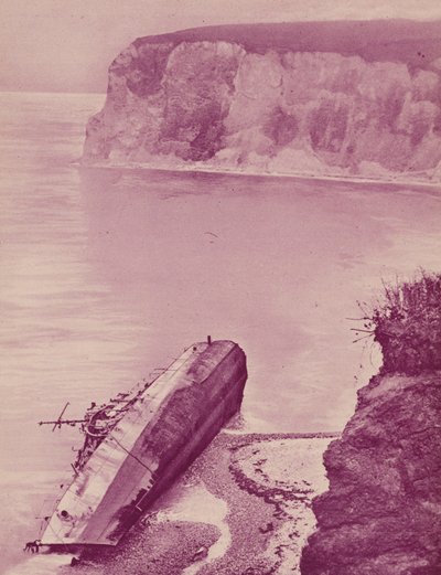 Le navire Narragansett a été projeté sur la corniche de Bembridge, sur l