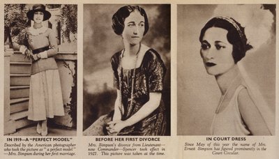 La jeune Mme Simpson, future duchesse de Windsor - English Photographer