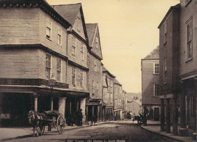Totnes, Vieilles Maisons dans High Street - English Photographer