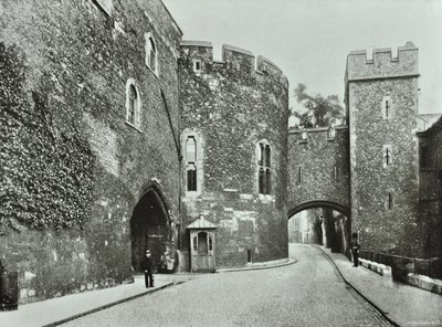 Tour de Londres, Tower Hill : La Tour Sanglante, 1890 - English Photographer