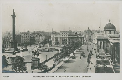 Trafalgar Square et la National Gallery, Londres - English Photographer