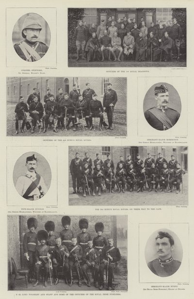 Troupes de la deuxième guerre des Boers - English Photographer