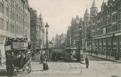 Tramway souterrain, Southampton Row, Londres - English Photographer