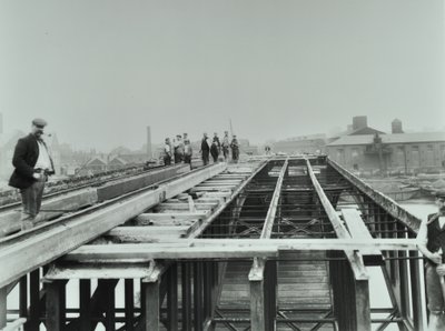 Pont de Vauxhall : démolition, 1898 - English Photographer