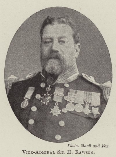 Vice-amiral Sir H Rawson - English Photographer