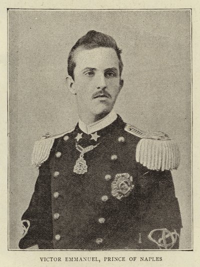 Victor Emmanuel, Prince de Naples - English Photographer