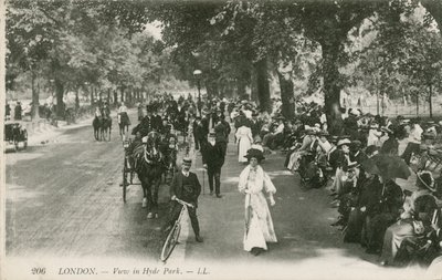 Vue de Hyde Park - English Photographer
