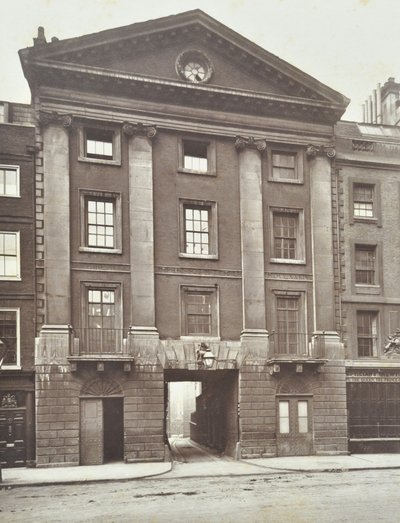 Vue de la porte de Middle Temple, Londres, 1885 - English Photographer