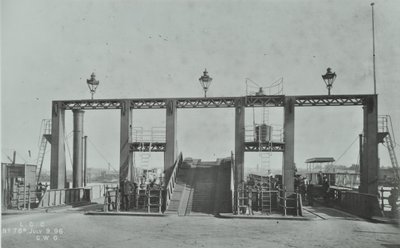 Vue du ferry de Woolwich, 1896 - English Photographer
