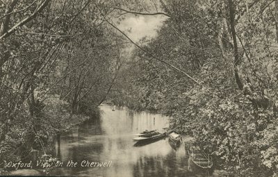 Vue sur la rivière Cherwell, Oxford, Oxfordshire - English Photographer