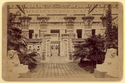 Vue vers la Cour Égyptienne, Crystal Palace - English Photographer