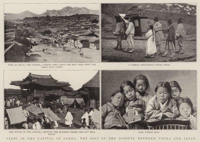 Vues de la Capitale de la Corée, le Siège du Conflit entre la Chine et le Japon - English Photographer