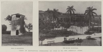 Vues de Manzanillo, bombardé le 18 juillet par la flotte américaine - English Photographer
