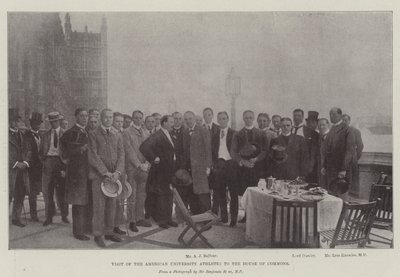 Visite des athlètes universitaires américains à la Chambre des communes - English Photographer