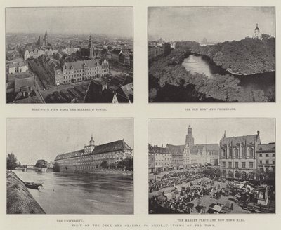 Visite du Tsar et de la Tsarine à Breslau, vues de la ville - English Photographer