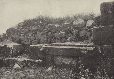 Mur de la synagogue à Capharnaüm, scène du miracle de la guérison de la main - English Photographer