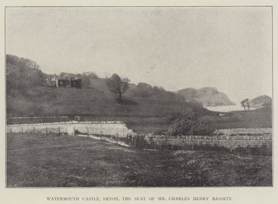 Château de Watermouth, Devon, résidence de M. Charles Henry Bassett - English Photographer