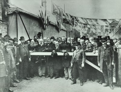 Westferry Road: libération de la route du péage, 1885 - English Photographer