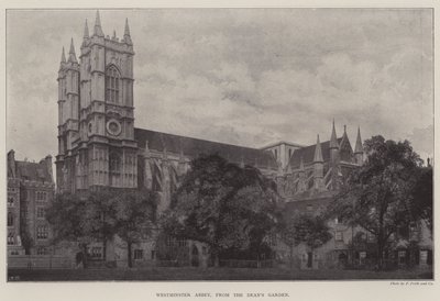 Abbaye de Westminster, depuis le jardin du doyen - English Photographer